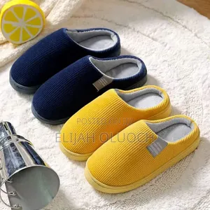 Viatu vya Kuteleza vya Plush kwa Wanaume na Wanawake