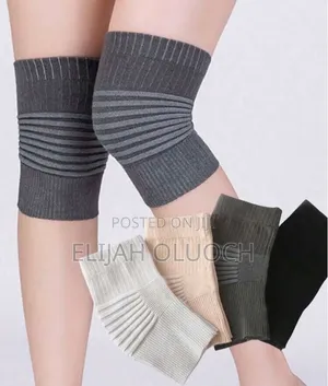 Seamless Knitted Thermal Knee Warmers for Joint Support