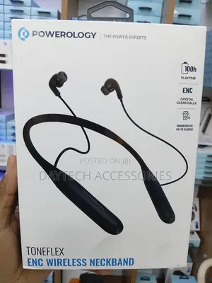 Powerology ToneFlex ENC Wireless Neckband Earphones