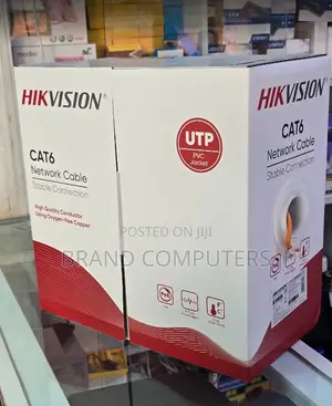 Hikvision Cat 6 Cable - 305 Meters, Full Copper
