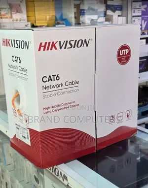 New Hikvision Cat 6 Pure Copper Indoor Ethernet Cable (305m)