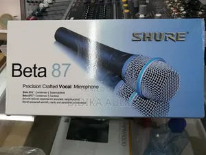 Shure Beta 87A Kipaza Sauti cha Condenser cha Premium