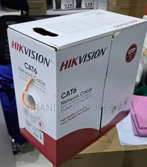 Hikvision Advanced Cat 6 Pure Copper Indoor Ethernet Cable (305m)