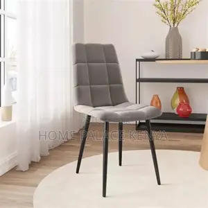 Modern Upholstered Dining Chair - Gray