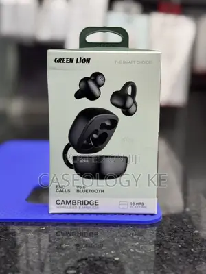 Cambridge Open-Ear Clip-On Wireless Earbuds (Black)
