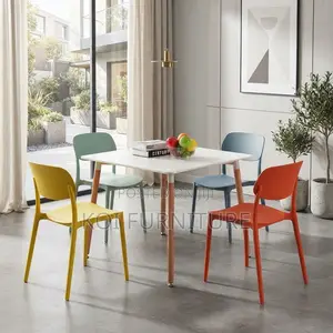 Colorful Modern Plastic Dining Chair