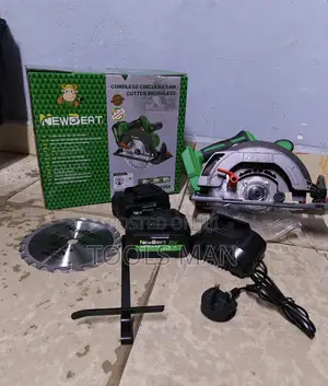 New Beat 21V Cordless Brushless Circular Saw (185mm) na Betri 2
