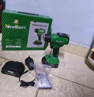 NEWBEAT 21V Cordless Heat Gun (NBT-CHG-21A) na Betri 2 & Charger