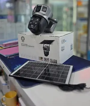 Smart Net V380 Kamera ya Solar ya 4G Lenzi Mbili Skrini Mbili Nje PTZ