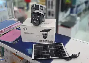 Kamera ya CCTV ya V380 Dual Lens 4G Solar PTZ