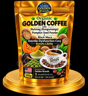 Kahawa ya Organic Golden - Msaada wa Nishati na Uhai wa Asili