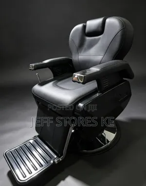 Comfortable Black Barber Chair - Brand New