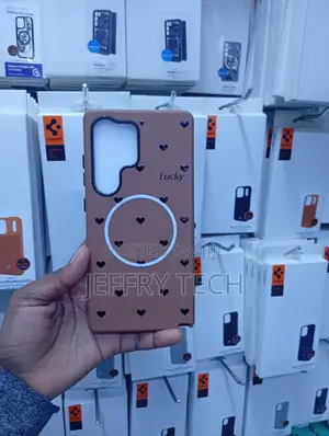Samsung Galaxy A55 Lucky Magnetic Case - Kahawia Nyeusi