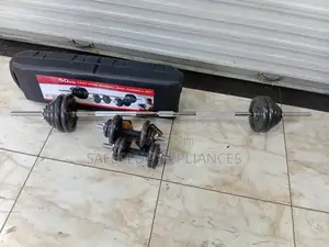 50kg Dumbbells with Barbells and Gloves