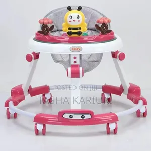 Foldable Baby Walker - Pink