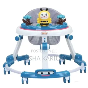 Heavy Duty Foldable Baby Walker - Bluu
