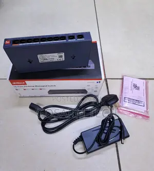 Dahua 10-Port PoE Switch (8x 100Mbps PoE + 2x Gigabit Uplink)