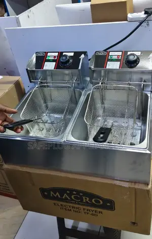 Macro Double Deep Fryer - Brand New