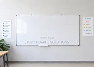 8ft x 4ft Whiteboard for Company Planning