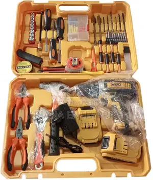 DEWALT 28V Cordless Electric Drill Tool Set na Betri 2