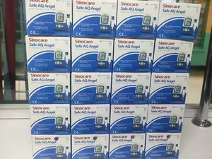 Sinocare Vipimo vya Sukari Mwilini 50T + 50 Prickers