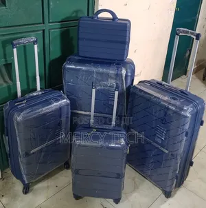 Fashion 5-in-1 Unbreakable Luxurious Rubber Suitcase Set