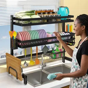 2-Tier Premium Dish Drying Rack Juu ya Sink