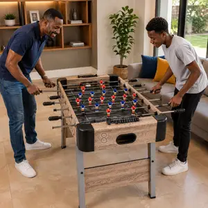 Meza ya Mpira wa Miguu ya Ndani (Foosball) - Mpya Kabisa