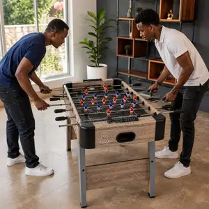 Meza ya Mpira wa Miguu ya Foosball na Kipima Bao