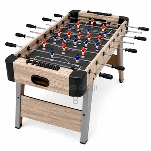 Meza ya Mchezo wa Mpira wa Miguu ya Foosball na Vijiti vya Kudhibiti