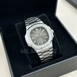 Patek Philippe Nautilus Grey Dial Japanese Quartz Watch
