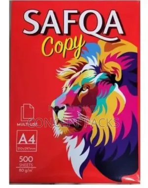 Safqa Printing Paper - 80 GSM A4 (2500 Sheets)