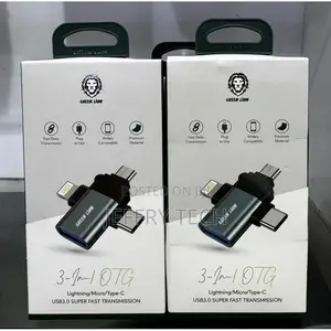 Green Lion 3-in-1 OTG Adapter