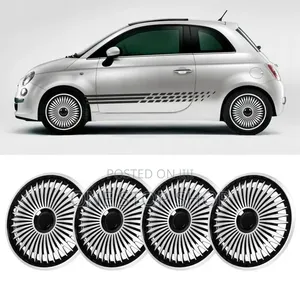 14" Turbine Style Snap on Wheel Caps 4pc Set