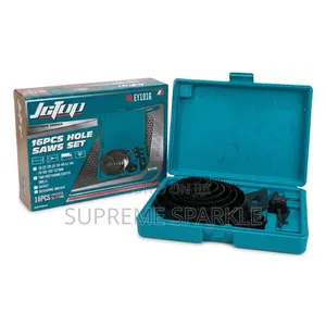 16pc Hole Saw Set 18-127mm Carbon Steel