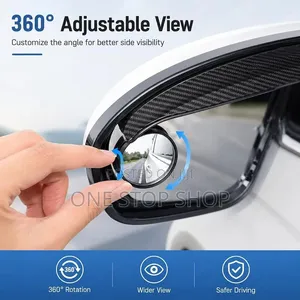 Slim Fit Side Mirror Rain Guard with Blind Spot Mirror