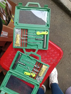 Flat Tire Repair Kit na Spiral Probe, Eye Needle, Vulcanizing Strips