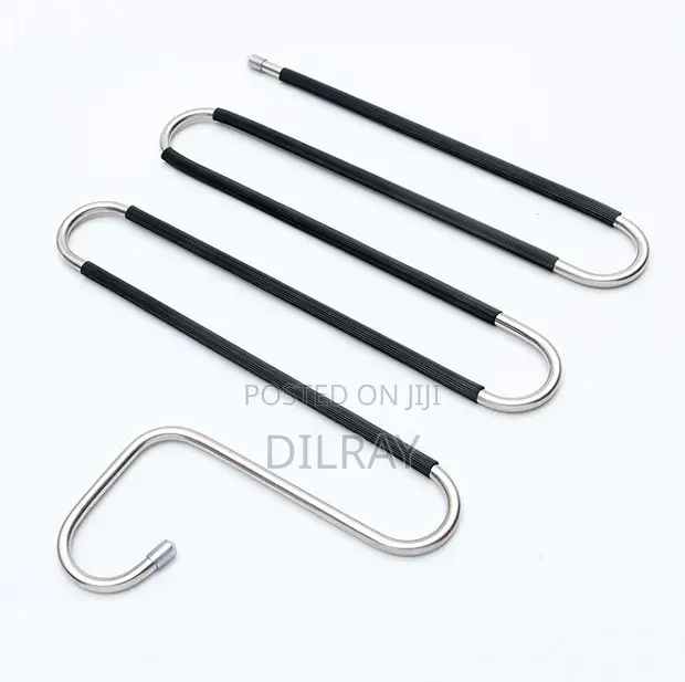 S-Shape Multi-Layer Antislip Jeans Hanger (Set ya 5) - 1