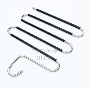 S-Shape Multi-Layer Antislip Jeans Hanger (Set ya 5)