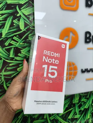 Xiaomi Redmi Note 15 Pro 512GB Mpya Nyeusi