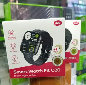 Itel Fit O20 Smart Watch, IP68 Haiingizi Maji + Strap Bure