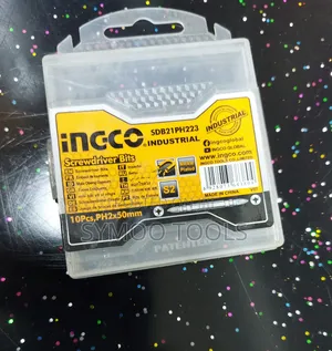 Ingco 50mm Double-Ended Screwdriver Bits (10-Piece Set)