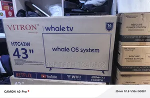 Vitron 43" Whale OS Smart LED TV - Full HD, Bluetooth