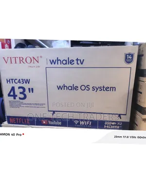 Vitron 43 Inch Frameless Smart TV - Whale OS