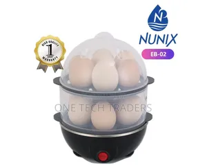 Nunix EB-02 Boiler ya Mayai Mawili (14 Mayai)