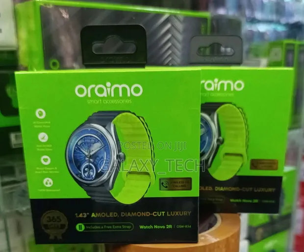 Oraimo Watch Nova 2R - 1.43'' AMOLED Luxury + Kamba Bure - 1