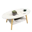 Executive MDF Marble Coffee/Bedside Table - 1