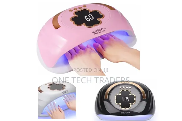 248W UV LED Nail Lamp for 2 Hands with Digital Timer - 1