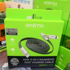 Oraimo OCD-176 60W Magnetic 2-in-1 Charging Cable