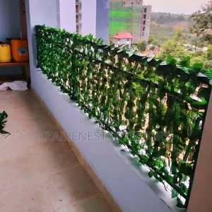 Artificial Green Privacy Fence - Balcony Ivy